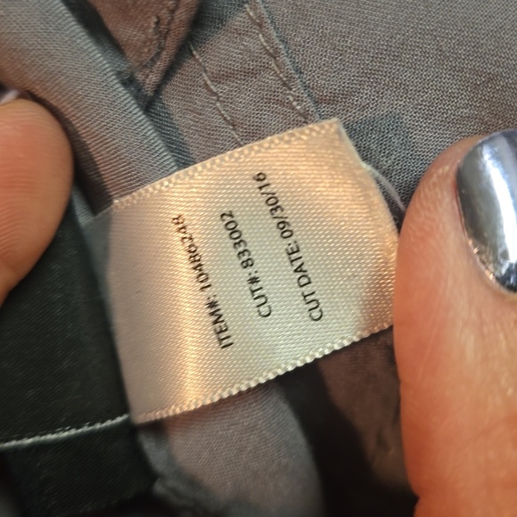 Torrif  V-neck Challis Long Sleeve Blouse Gray 3x - Picture 7 of 7